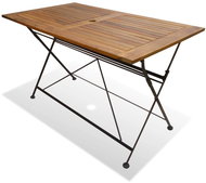 Folding Garden Table 120 x 70 x 74cm Solid Acacia Wood - Garden Table