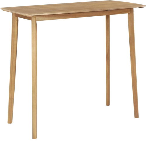 Bar table 120 x 60 x 105 cm solid acacia wood - Garden Table - Main image