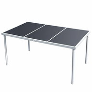 Garden Table 150 x 90 x 74cm Back Steel - Garden Table