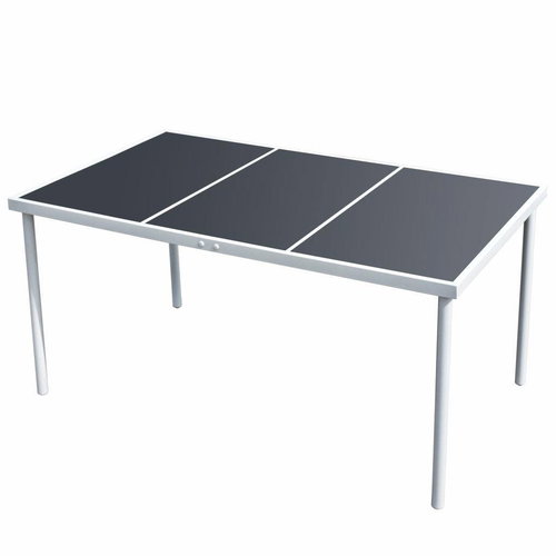 Garden Table 150 x 90 x 74cm Back Steel - Garden Table - Main image