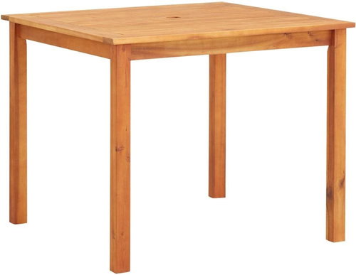 Garden Table 88 x 88 x 74cm Solid Acacia Wood - Garden Table - Main image