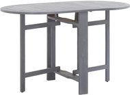 Garden Table Grey 120 x 70 x 74cm Solid Acacia Wood - Garden Table
