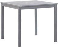 Garden Table Grey 80 x 80 x 74cm Solid Acacia Wood - Garden Table