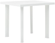 Garden table white 80 x 75 x 72 cm plastic - Garden Table