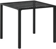 Garden Table Black 80 x 80 x 72cm Steel - Garden Table