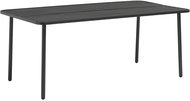 Garden Table Dark Grey 180 x 90 x 72cm Steel - Garden Table