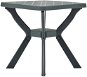 Bistro stolík zelený 70 × 70 × 72 cm plast - Záhradný stôl