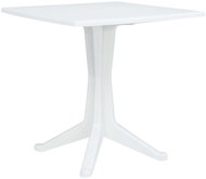Garden table white 70 x 70 x 71.7 cm plastic - Garden Table