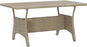 Garden Table Grey 130 x 70 x 66cm Polyrattan - Garden Table