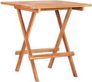 Garden Table Folding bistro table 60 x 60 x 65 cm solid teak wood - Zahradní stůl