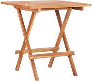  Skládací bistro stolek 60 x 60 x 65 cm masivní teakové dřevo - Zahradní stůl