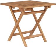 Skladací záhradný stôl 45 × 45 × 45 cm masívne teakové drevo - Záhradný stôl