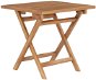 Skladací záhradný stôl 45 × 45 × 45 cm masívne teakové drevo - Záhradný stôl