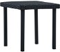 Záhradný stôl Záhradný čajový stolík čierny 40 × 40 × 40 cm polyratan - Zahradní stůl