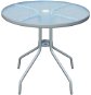 Bistro table gray 80 x 71 cm steel - Garden Table