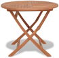 Záhradný stôl Skladací záhradný stôl 85 × 76 cm masívne teakové drevo - Zahradní stůl