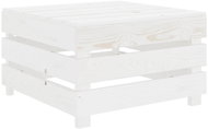 Garden pallet table white wood - Garden Table