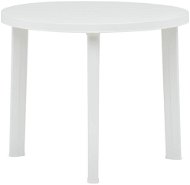 Záhradný stôl biely 89 cm plast - Záhradný stôl