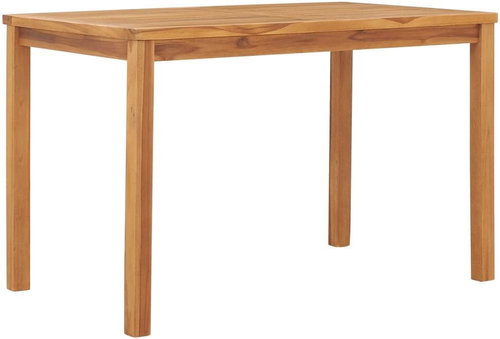 Garden Table  120 x 70 x 77cm Solid Teak Wood - Garden Table - Main image