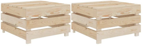 Garden tables from pallets of 2 pieces of wood - Garden Table - Main image