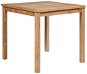 Garden Table 80 x 80 x 77cm Solid Teak Wood - Garden Table