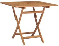  Skládací zahradní stůl 85 x 85 x 76 cm masivní teakové dřevo - Zahradní stůl