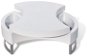 Konferenční stolek nastavitelný bílý s vysokým leskem - Konferenční stolek