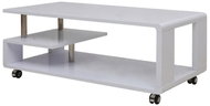 Vysoce lesklý konferenční stolek bílý - Konferenční stolek
