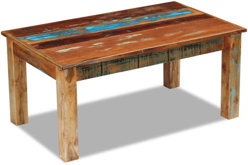 Konferenční stolek masivní recyklované dřevo 100x60x45 cm - Konferenční stolek - Main image