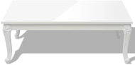 Konferenční stolek 115x65x42 cm vysoký lesk bílý - Konferenční stolek