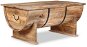 Konferenční stolek, masivní mangovníkové dřevo, 88x50x40 cm - Konferenční stolek