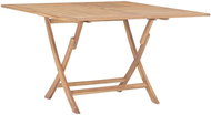 Folding Garden Table 120 x 120 x 75cm Solid Teak Wood - Garden Table