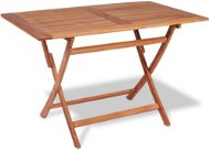 Záhradný stôl Skladací záhradný stôl 120 × 70 × 75 cm masívne teakové drevo - Zahradní stůl