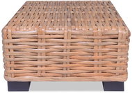 Konferenční stolek, přírodní ratan, 45x45x30 cm - Konferenční stolek