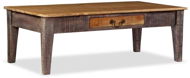 Konferenční stolek z masivního dřeva vintage 118x60x40 cm - Konferenční stolek