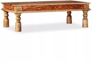 Konferenční stolek masivní mango a sheesham dřevo 110x60x38 cm - Konferenční stolek