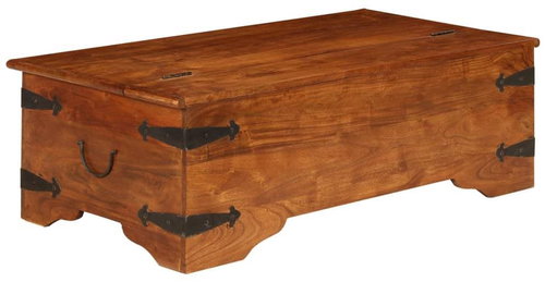 Konferenční stolek masivní akácie vzhled sheesham 110x55x35 cm - Konferenční stolek - Main image