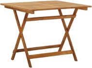  Skládací zahradní stůl 90 x 90 x 75 cm masivní akáciové dřevo - Zahradní stůl