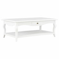 Konferenční stolek bílý 110x60x40 cm MDF - Konferenční stolek