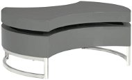 Konferenční stolek nastavitelný šedý s vysokým leskem - Konferenční stolek
