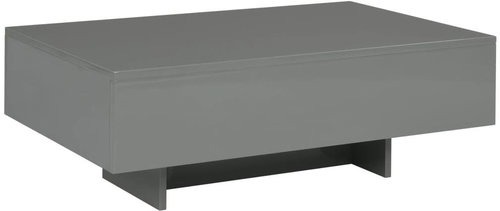 Konferenční stolek šedý s vysokým leskem 85x55x31 cm MDF - Konferenční stolek - Main image
