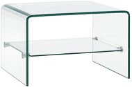 Konferenční stolek čirý 50x45x33 cm tvrzené sklo - Konferenční stolek