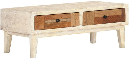 Konferenční stolek 90x50x35 cm masivní recyklované dřevo - Konferenční stolek - Main image