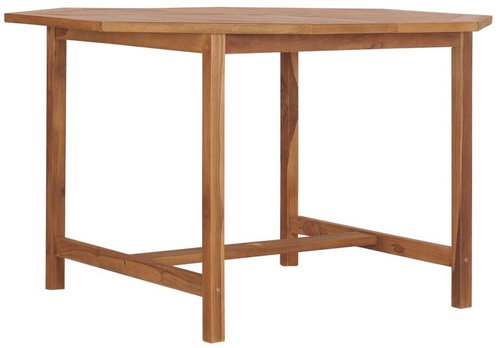 Garden Table 120 x 120 x 75cm Solid Teak Wood - Garden Table - Main image