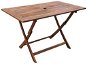 Záhradný stôl 120 × 70 × 75 cm masívne akáciové drevo - Záhradný stôl