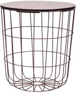 Konferenční stolek měděný 39,5 cm MDF - Konferenční stolek