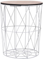 Konferenční stolek bílý 47 cm - Konferenční stolek
