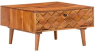 Konferenční stolek 68x68x38 cm masivní akáciové dřevo - Konferenční stolek
