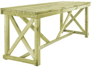 Garden Table 160 x 79 x 75cm Wood - Garden Table