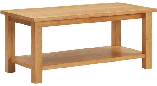 Konferenční stolek 110x55x40 masivní dubové dřevo - Konferenční stolek - Main image